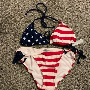 Red, White, & Blue Swimsuit from Old Navy